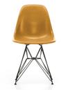 Eames Fiberglass Chair DSR, Eames ochre dark, Finition époxy basic dark lisse