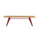 EM table, 240 x 90 cm, Chêne massif naturel huilé, Japanese red