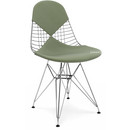 Coussin pour Wire Chair (DKR/DKX/DKW/LKR), Coussin pour assise et dossier (Bikini), Hopsak, Ivoire / forêt