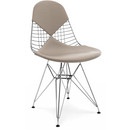 Coussin pour Wire Chair (DKR/DKX/DKW/LKR), Coussin pour assise et dossier (Bikini), Cuir (Standard), Sable
