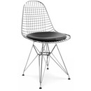 Coussin pour Wire Chair (DKR/DKX/DKW/LKR), Coussin d'assise, Cuir (Standard), Nero