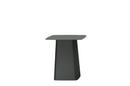 Metal Side Table Outdoor, Moyenne (H 44,5 x l 40 x P 40 cm), Dimgrey