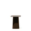 Metal Side Table, Chocolat, Petit (H 38 x l 31,5 x P 31,5 cm)