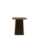 Metal Side Table, Chocolat, Moyenne (H 44,5 x l 40 x P 40 cm)