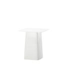 Metal Side Table, Blanc, Moyenne (H 44,5 x l 40 x P 40 cm)