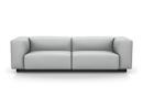 Soft Modular Sofa, Dumet mélange gris galet, Sans repose-pieds