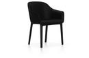 Softshell Chair avec piètement à 4 pieds, Basic dark, Plano, Nero