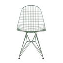 Chaise Wire Chair DKR, Revêtement thermolaqué eames écume de mer verte