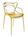 Kartell - Chaise Masters Metallic, Or