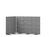 USM Haller - Panneaux acoustiques d'angle "USM privacy panels" , 2,25 m (3 éléments), 1,44 m (4 éléments), 1,50 m (2 éléments), Anthracite
