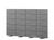 USM Haller - Panneau acoustique "USM privacy panels" , 3,00 m (4 éléments), 1,79 m (5 éléments), Anthracite