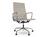 Vitra - Aluminium Chair EA 119, Chromé, Cuir (Standard), Sable