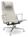 Vitra - Aluminium Chair EA 124, Poli, Cuir (Standard), Neige
