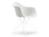Vitra - Eames Plastic Armchair RE DAR, Blanc, Sans rembourrage, Sans rembourrage, Version standard - 43 cm, Revêtement blanc