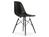 Vitra - Eames Plastic Side Chair RE DSW, Noir profond  , Sans rembourrage, Sans rembourrage, Version standard - 43 cm, Érable noir