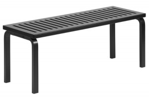 Banc 153 Verni noir|Largeur 1125 mm