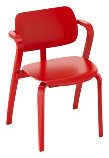 Chaise Aslak Verni rouge