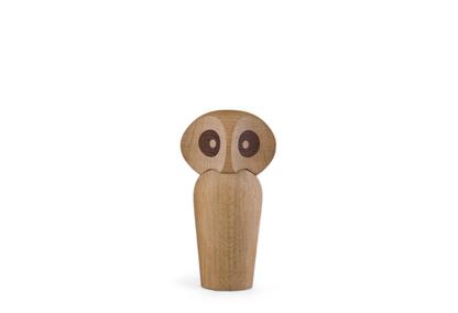 Owl Petit (H 12 cm)|Chêne naturel
