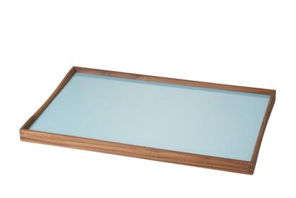 Turning Tray L (38 x 51 cm)|Noir/bleu