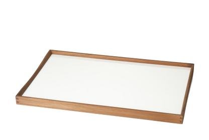 Turning Tray L (38 x 51 cm)|Noir/blanc