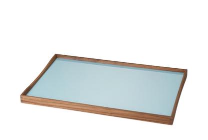 Turning Tray M (30 x 48 cm)|Noir/bleu