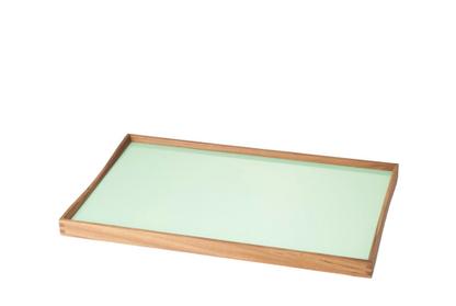Turning Tray S (23 x 45 cm)|Noir/vert