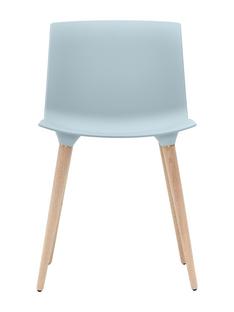 Chaise TAC Bleu glace (mat)|Chêne pigmenté blanc