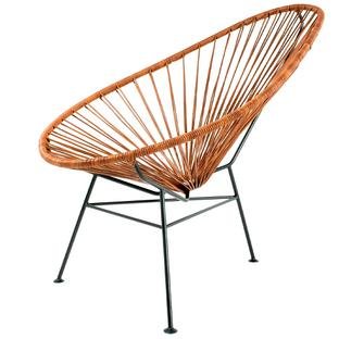 Acapulco Chair Cuir Cuir cognac