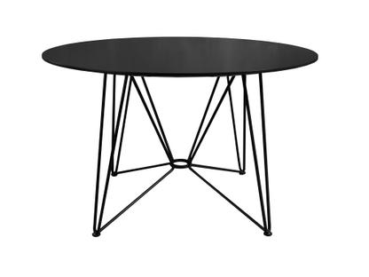 The Ring Table Indoor Laminé noir 