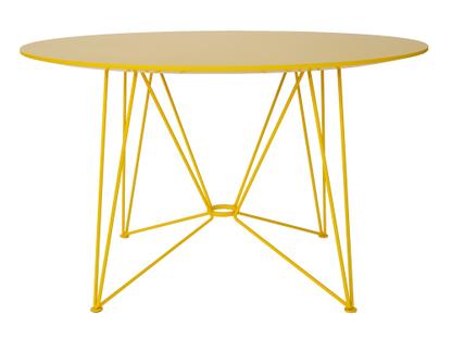 The Ring Table Indoor Laminé Jaune citron