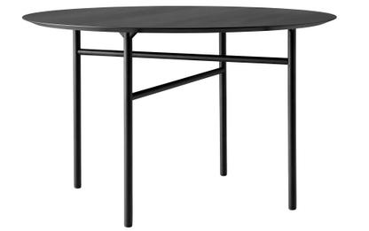 Table Ronde Snaregade Ø 120 cm|Placage chêne noir