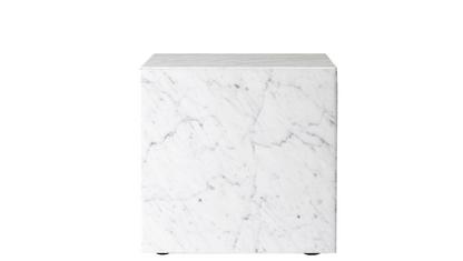Table d'appoint Plinth   H 40 x L 40 x P 40 cm|Blanc