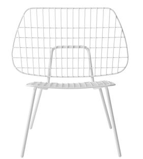 Lounge Chair WM String Blanc