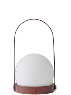 Lampe de table Carrie  Rouge cramoisi