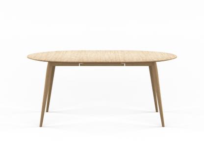 Table PLAYdinner Ronde Chêne huilé blanc|L 120-170 cm|Chêne huilé blanc