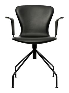 PLAYchair Swing Avec accoudoirs|Cuir noir