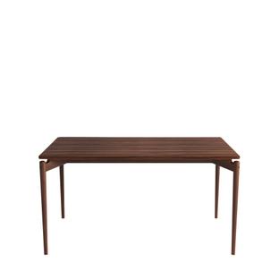 Table PURE Dining 140 x 85 cm|Noyer huilé|Sans panneaux d'extension