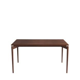 Table PURE Dining 140 x 85 cm|Noyer huilé|Sans panneaux d'extension