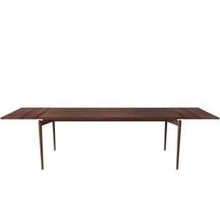 Table PURE Dining 190 x 85 cm|Noyer huilé|Avec 2 panneaux d'extension de même couleur (L 190-290 cm)