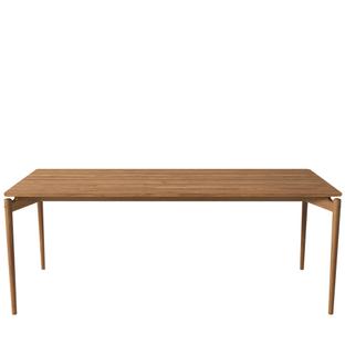 Table PURE Dining 190 x 85 cm|Chêne huilé  |Sans panneaux d'extension
