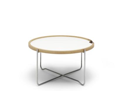 CH417 Tray Table Stratifié noir/Stratifié blanc