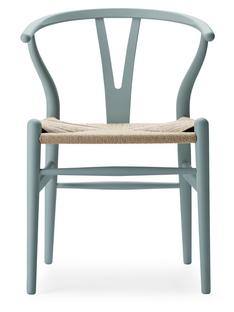 Chaise CH24 Wishbone Chair Soft Colours Soft Pewter