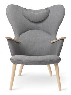 Chaise CH78 Mama Bear  Passion - gris foncé|Chêne savonné|Avec coussin pour la nuque