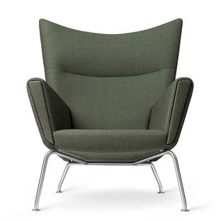CH445 Wing Chair Passion - vert|Sans repose-pied