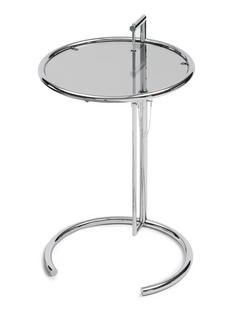 Adjustable Table E 1027 Verre Parsol gris