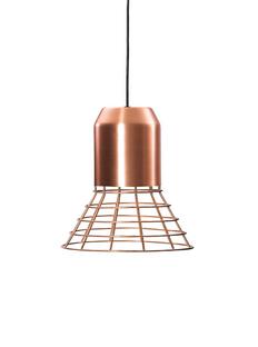 Bell Light Cuivre |Cage plaquée cuivre, H 16 x ø 29 cm