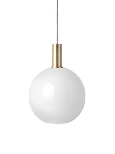 Collect Lighting Bas|Laiton|Opal Sphere|Blanc