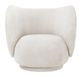 Rico Lounge Chair Fabric Bouclé - Off-White