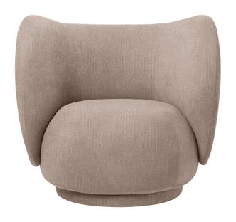 Rico Lounge Chair Fabric Bouclé - Sable