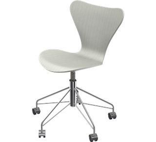 Série 7 chaise de bureau pivotante 3117 Frêne coloré|Nine grey